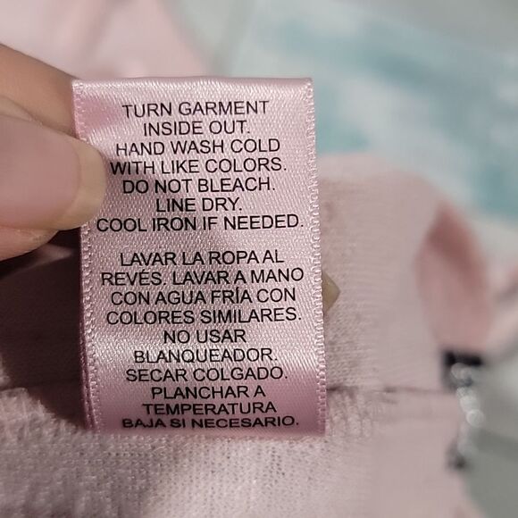 JUICY Couture Pale Pink Soft Fuzzy Comfortable Tank Top size XL with Side Detail - Picture 5 of 5